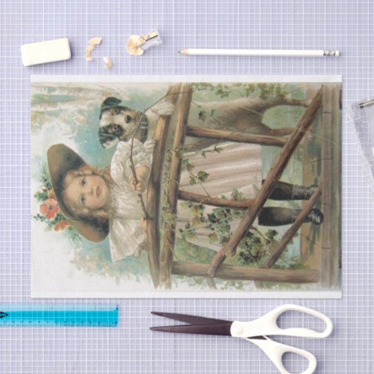 Fischen-Kumpel Seidenpapier (Handwerk)