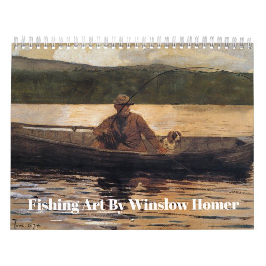 Fischen-Kunst durch Winslow Homer Kalender (Titelbild)