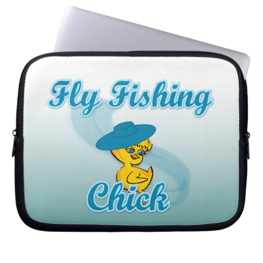 Fischen Laptopschutzhülle (Vorderseite)