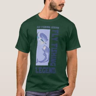 Fischen Legend Fischen Angelangler Fischer T-Shirt