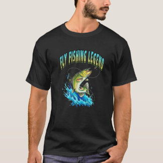 Fischen Legend Regenbogenforelle Fischen T-Shirt
