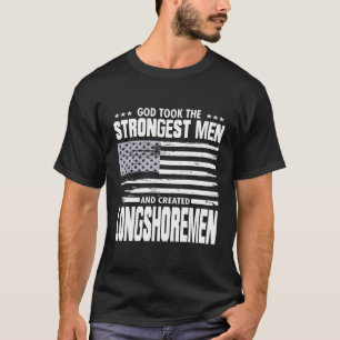 Fischen Longshoreman Gewerkschaft Arbeiter Proud L T-Shirt