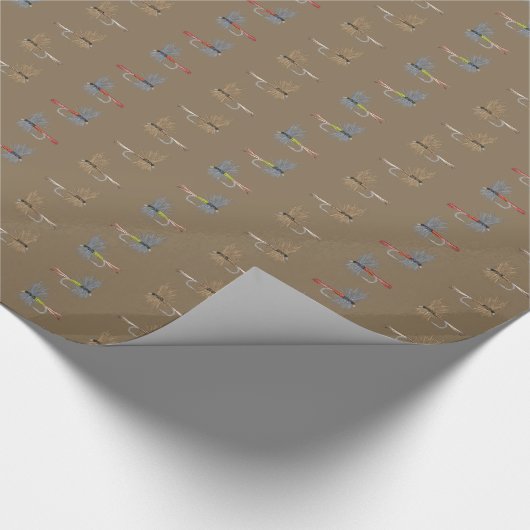 Fischen Lures Geschenkpapier (Ecke)