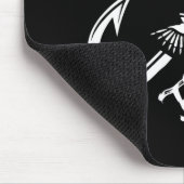 Fischen Lustige Angler Vatertag Mousepad (Ecke)