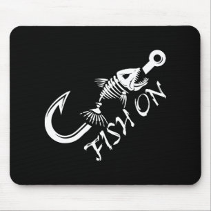 Fischen Lustige Angler Vatertag Mousepad