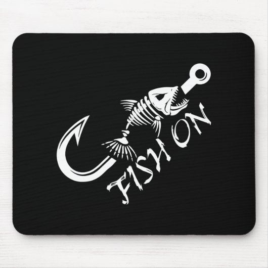 Fischen Lustige Angler Vatertag Mousepad (Vorne)