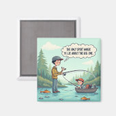 Fischen Magnet (Vorderseite/Rückseite)