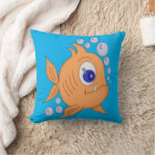 Fischen mit scharfen Zähnen Kissen (Decke)