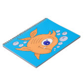 Fischen mit scharfen Zähnen Notizblock (Linke Seite)