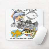 Fischen Mousepad (Mit Mouse)