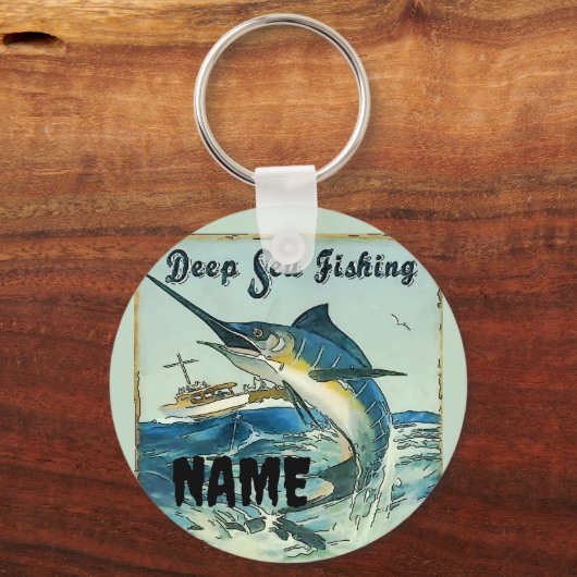 Fischen, Name oder Schlüsselanhänger hinzufügen (Vorderseite)