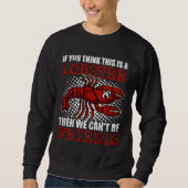 Fischen nicht Hummer Krautfisch Cajun Sweatshirt (Vorderseite)