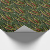 Fischen-Packpapiercoho-Lachs-Weihnachtspapier Geschenkpapier (Ecke)