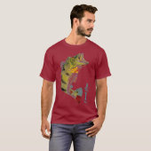 Fischen PEACOCK BASS Fischerei Kunst Geschenk für T-Shirt (Vorne ganz)