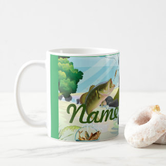 Fischen Personalisierte Kaffee-Tasse, Cup Kaffeetasse