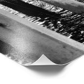 "Fischen-Pier-Bein-" photographischer Druck (Ecke)