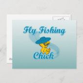 Fischen Postkarte (Vorne/Hinten)