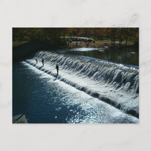 Fischen Postkarte (Vorderseite)