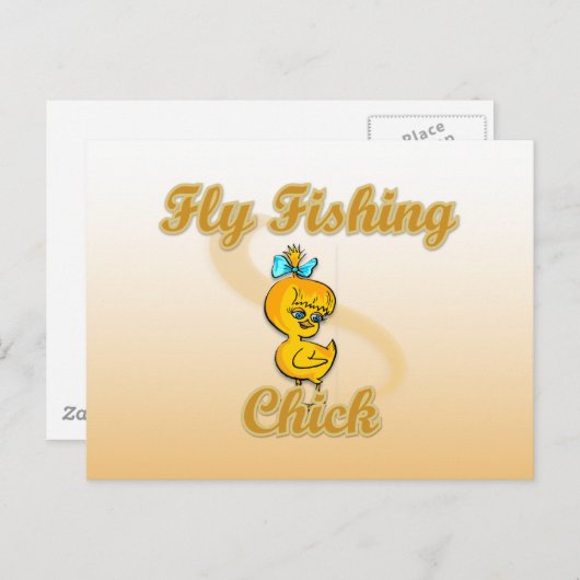 Fischen Postkarte (Vorne/Hinten)