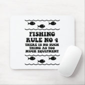 Fischen-Regel keine 4 Mousepad (Mit Mouse)