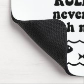 Fischen-Regel keine 6 Mousepad (Ecke)