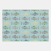 Fischen Regenbogenforelle Geschenk Wrap Set Geschenkpapier Set (Vorderseite)