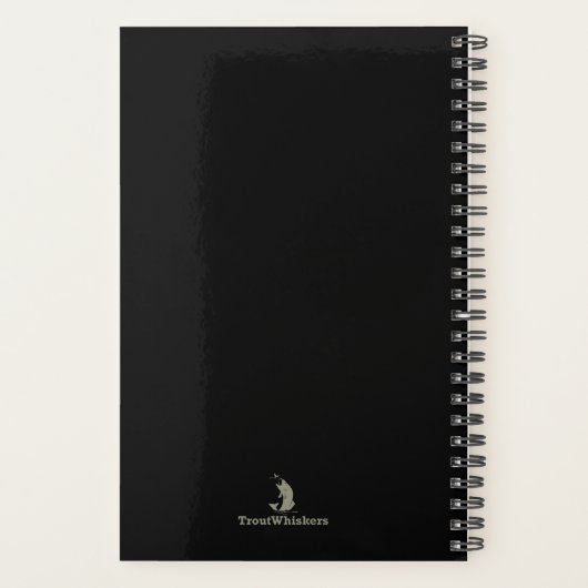 Fischen Regenbogenforelle Personalisieren Planer (Rückseite)