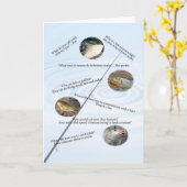 Fischen scherzt Kartennummer 1 Karte (Gelbe Blume)