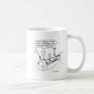 Fischen-Schilfe Kaffeetasse