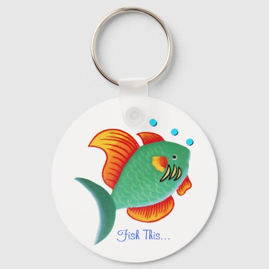 Fischen Schlüsselanhänger (Vorderseite)