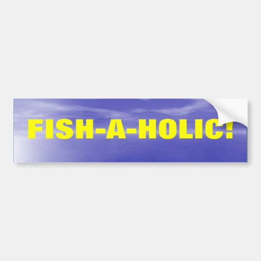 Fischen Sie ein Holic Autoaufkleber (Vorne)