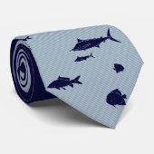 fischen Sie im Hochseefischerei-Krawattendoppelten Krawatte (Gerollt)