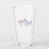 Fischen Sie in North Carolina Forellen Glas (Rückseite)