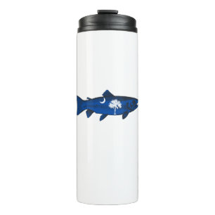 Fischen Sie South Carolina Forelle Thermosbecher