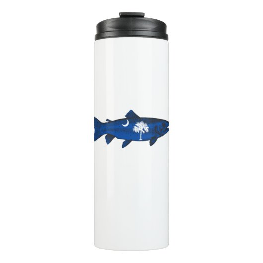Fischen Sie South Carolina Forelle Thermosbecher (Vorderseite)