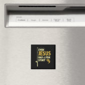 Fischen Sogar Jesus Hatte Eine Fischgeschichte Lus Magnet (In Situ (Geschirrspüler))
