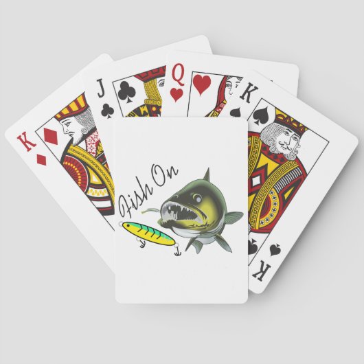 Fischen Spielkarten (Rückseite)