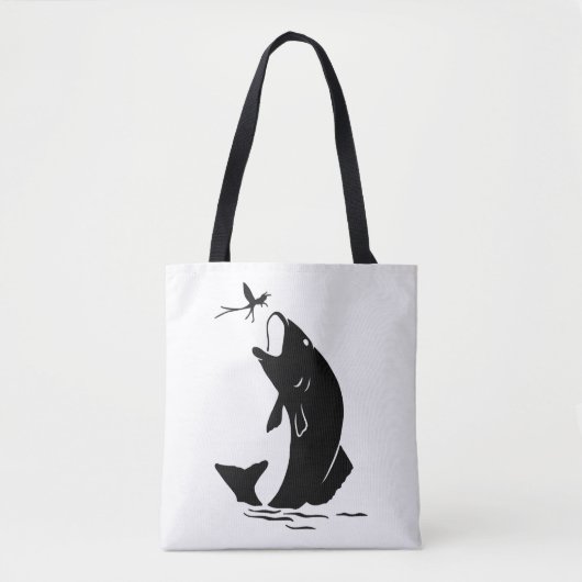 Fischen Sprünge Larvea Hook Fisherman Geschenk Tasche (Vorderseite)