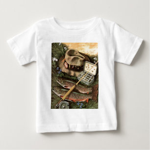 Fischen-Stillleben Baby T-shirt