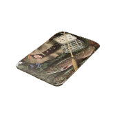 Fischen-Stillleben Badematte (Schrägansicht)