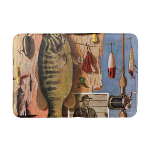 Fischen-Stillleben durch John Atherton Badematte