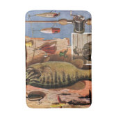 Fischen-Stillleben durch John Atherton Badematte (Vorderseite Vertikal)