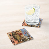 Fischen-Stillleben durch John Atherton Rechteckiger Pappuntersetzer (Vor Ort)