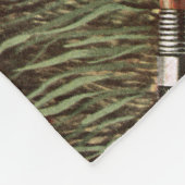 Fischen-Stillleben Fleecedecke (Ecke)