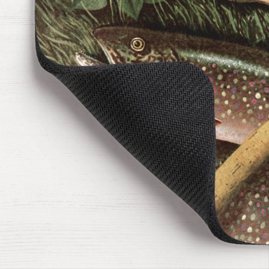 Fischen-Stillleben Mousepad (Ecke)