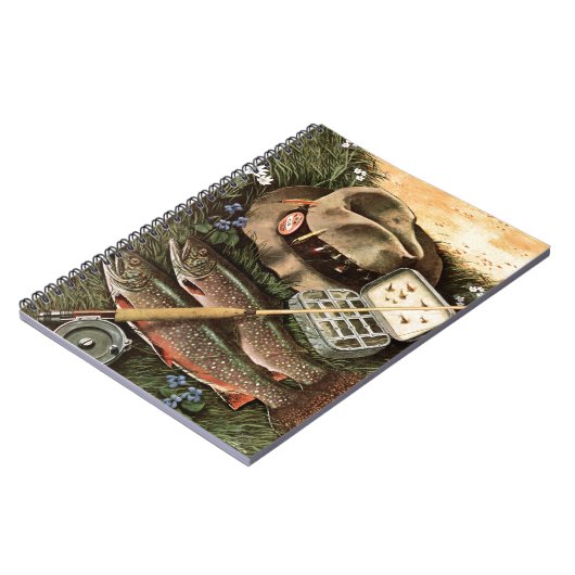 Fischen-Stillleben Notizblock (Linke Seite)