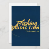 Fischen Sucht: Umarmung der Struliggle! Einladung (Vorne/Hinten)