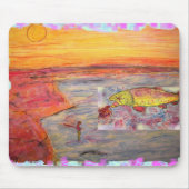 Fischen Sunset Mousepad (Vorne)