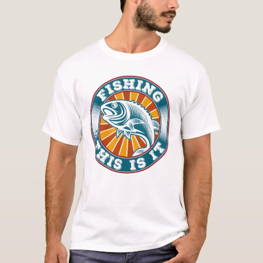 Fischen T-Shirt (Vorderseite)