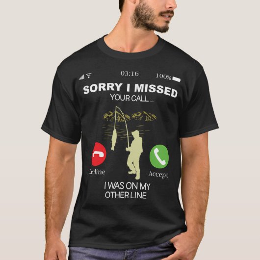 Fischen T-Shirt (Vorderseite)
